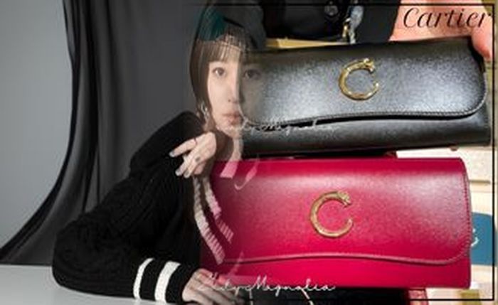 カルティエ 三 つ折り 財布 レディース