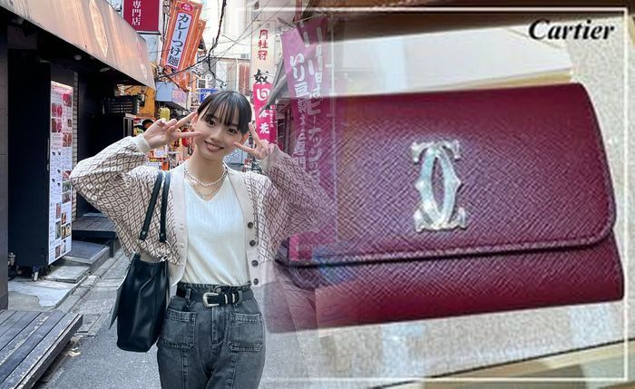 カルティエ 財布 二 つ折り 小銭 入れ なし