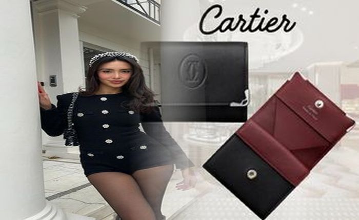 カルティエ 財布 ハッピー バースデー 二 つ折り
