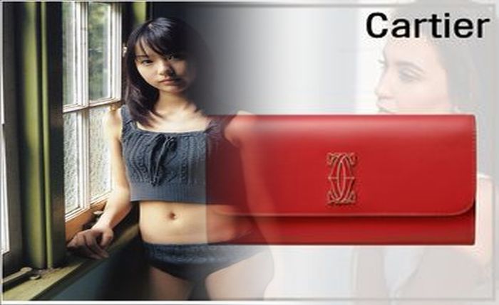 カルティエ 財布 二 つ折り 中古