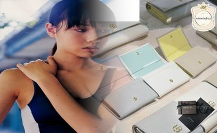 グッチ 財布 ピンク ベージュ