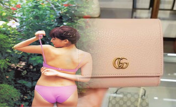 グッチ 財布 二 つ折り ピンク