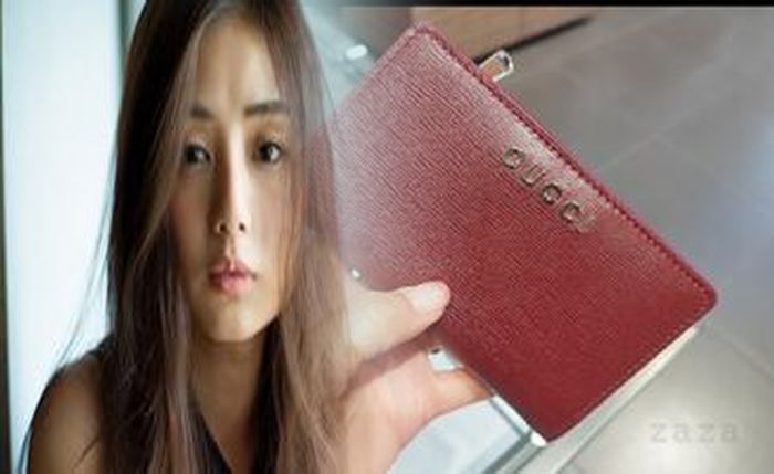 グッチ 三 つ折り 財布 メンズ