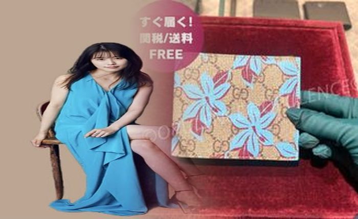 グッチ ふた つ折り 財布 レディース