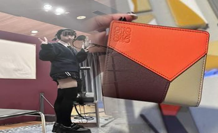 ロエベ 財布 トライ フォールド