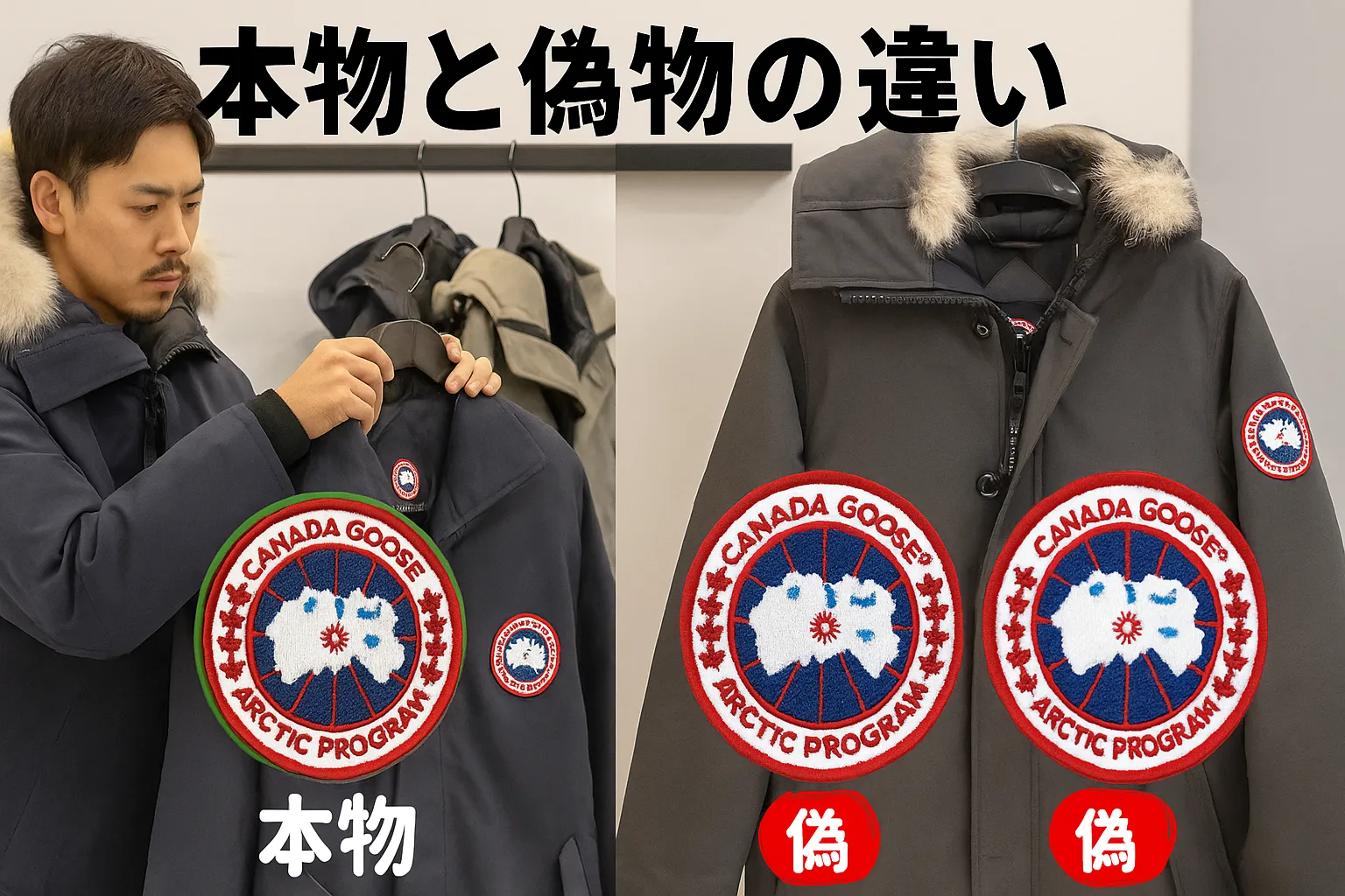 2. 外観とディテールで見抜く「本物と偽物の違い」.webp