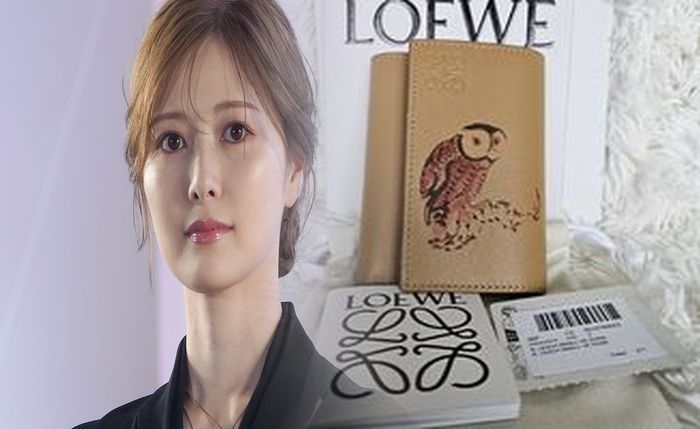 ロエベ 財布 トライ フォールド