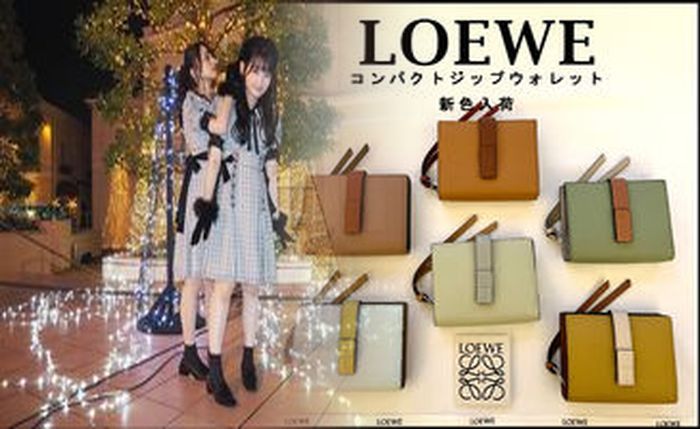 ロエベ 財布 コンパクト ジップ