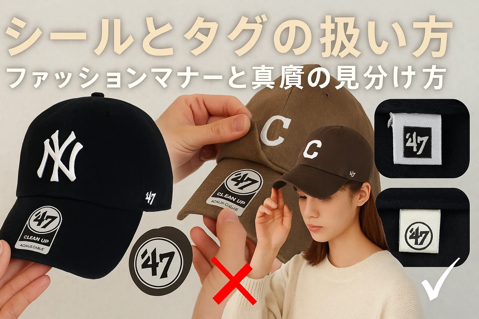 8. シールとタグの扱い方｜ファッションマナーと真贋の見分け方.webp