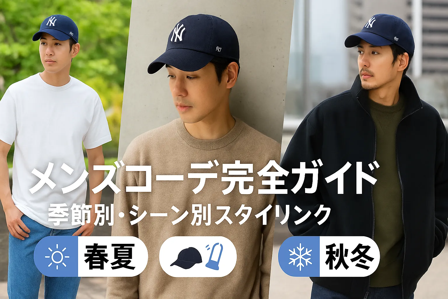 9. メンズコーデ完全ガイド｜季節別・シーン別スタイリング.webp
