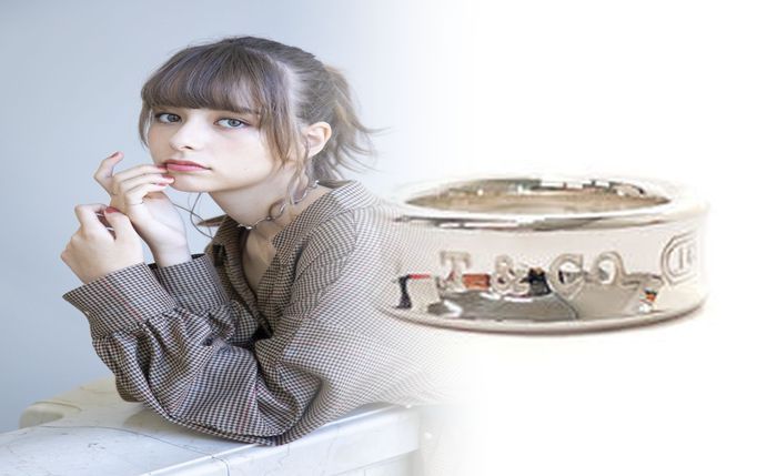 ティファニー ペア リング 18k