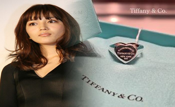 ティファニー オープン ハート キーリング