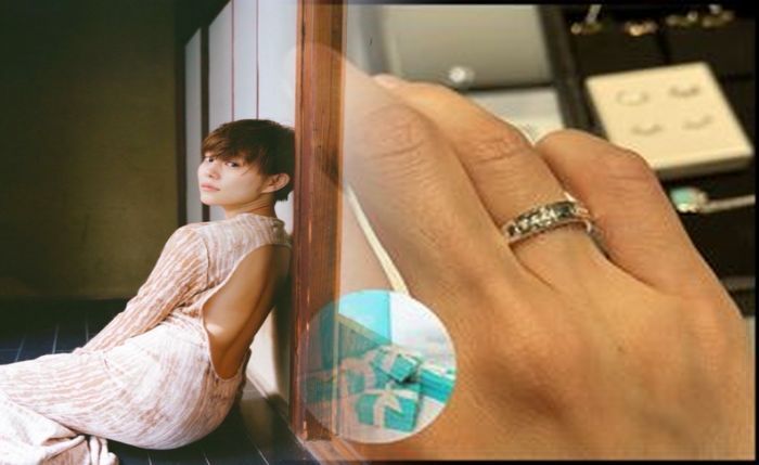 ティファニー アクア マリン 指輪