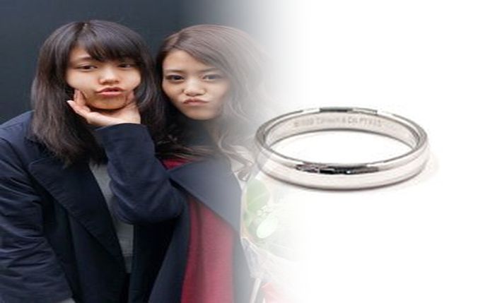 ティファニー ローズ ゴールド リング