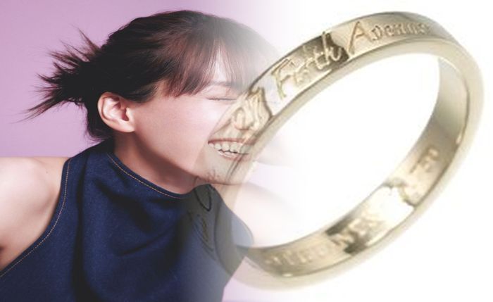 ティファニー ローズ ゴールド リング