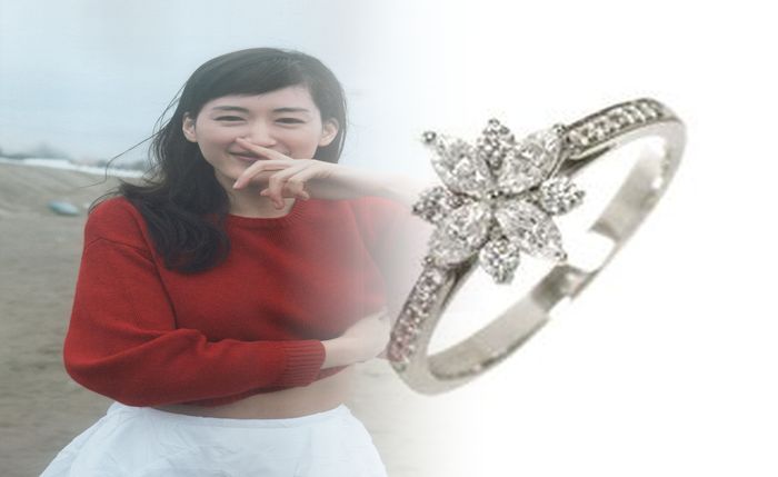 ティファニー ピンク ゴールド リング