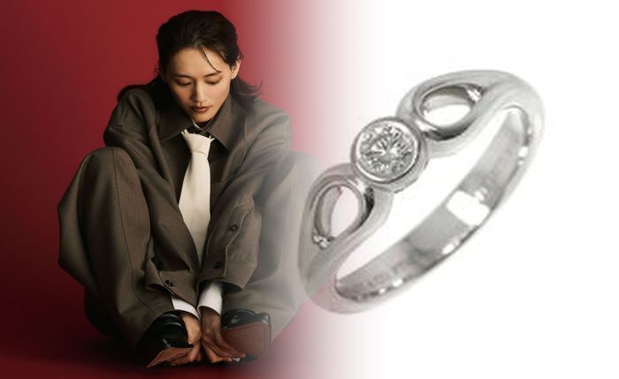 ティファニー エンブレイス エンゲージメント リング