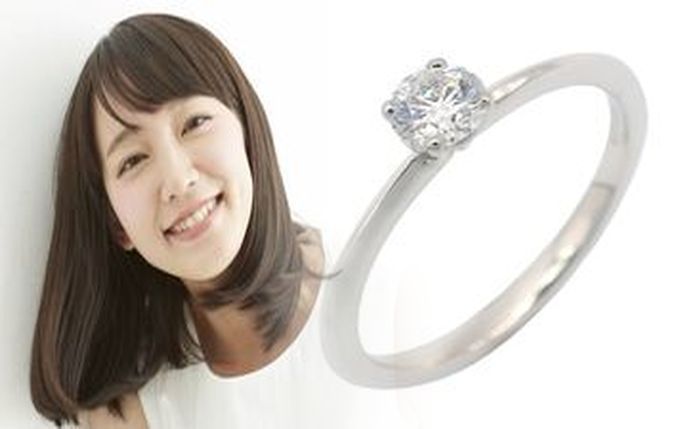 ティファニー リボン ダイヤ リング