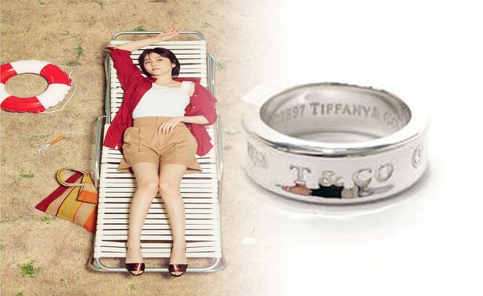 ティファニー ダブル リング ネックレス