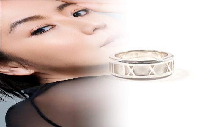 ティファニー ペア リング 18k