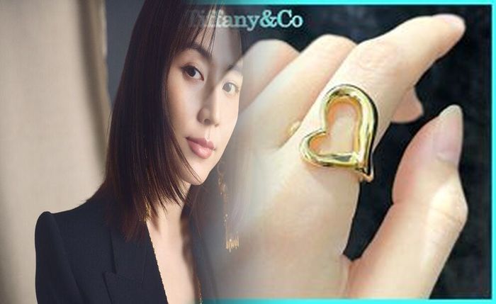 ティファニー ペア リング 18k