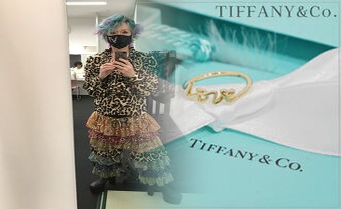 ティファニー ピンク ゴールド リング