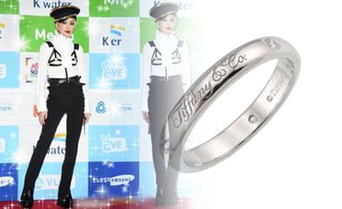 ティファニー ダブル リング ネックレス