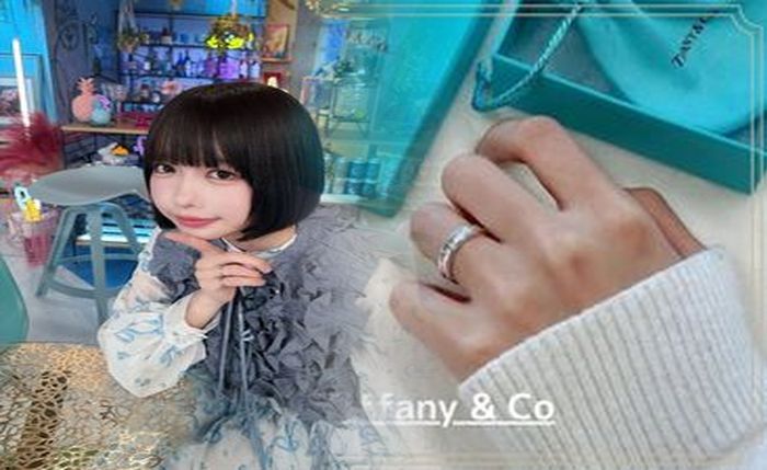 ティファニー オープン ハート キーリング