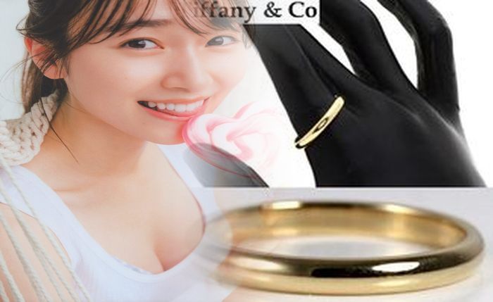 ティファニー ペア リング 18k
