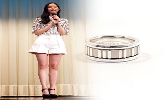 ティファニー ピンク ゴールド リング