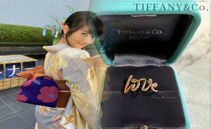 ティファニー オープン ハート キーリング