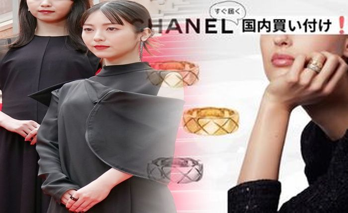 シャネル カメリア ダイヤ リング