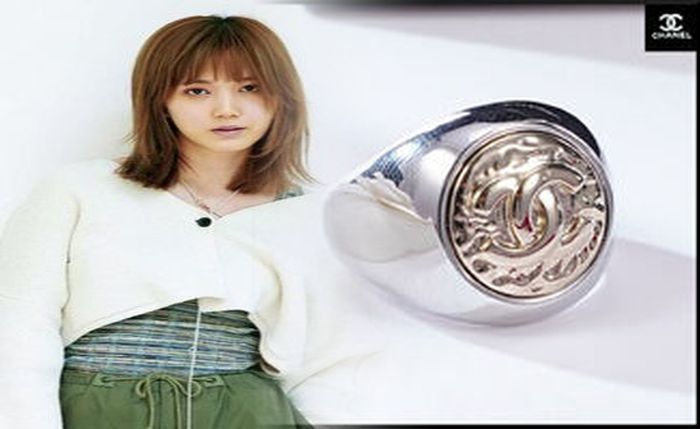 シャネル カメリア ダブル リング