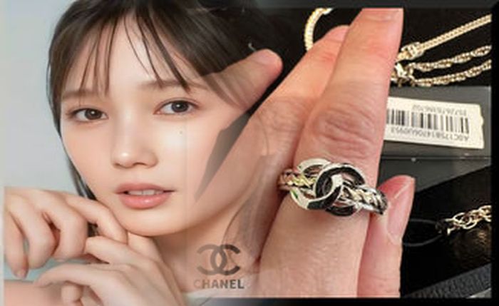 シャネル カメリア ダブル リング