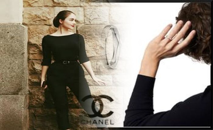 シャネル カメリア ダブル リング