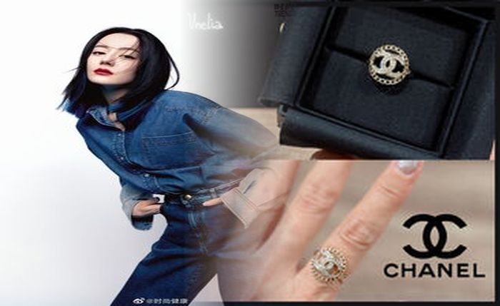 シャネル カメリア ダイヤ リング