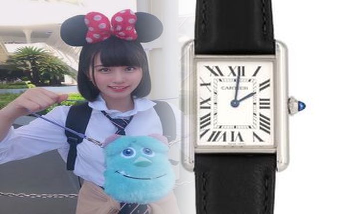 カルティエ 時計 レディース バロン ブルー