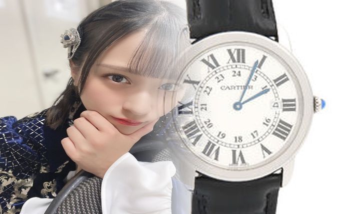 カルティエ 時計 タンク ピンク