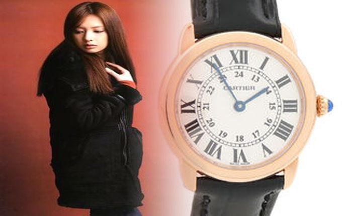 カルティエ 時計 レディース 革