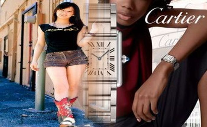 カルティエ 時計 タンク アン グレーズ