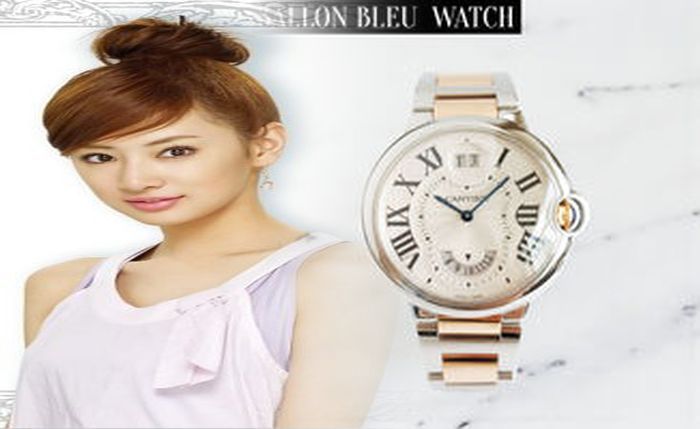 カルティエ 時計 革 ベルト レディース