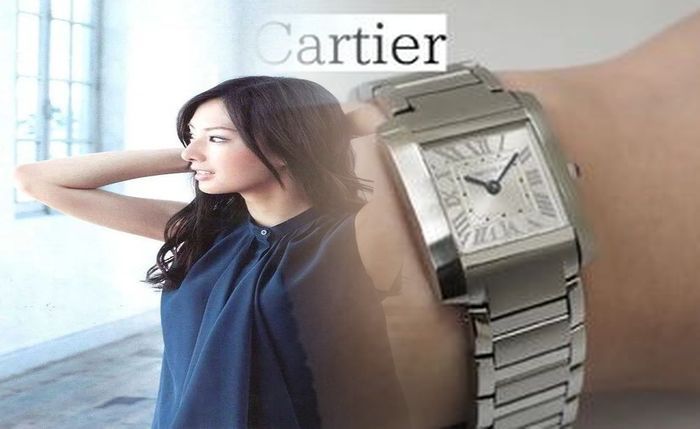 カルティエ 時計 タンク フランセーズ ダイヤ