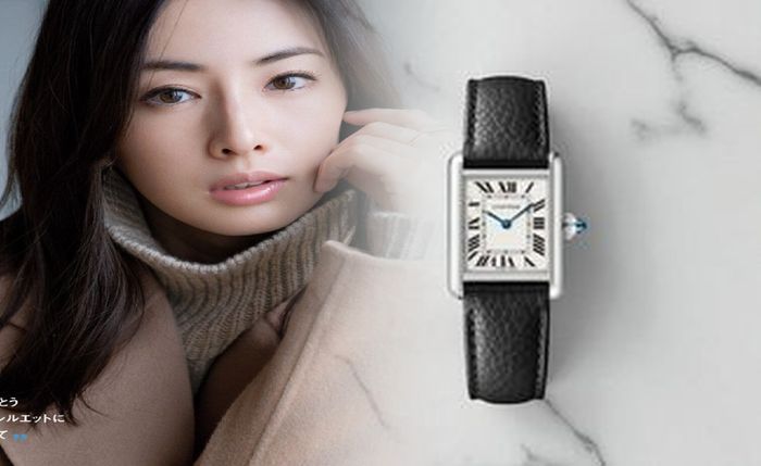 カルティエ 時計 バロン ブルー レディース ダイヤ