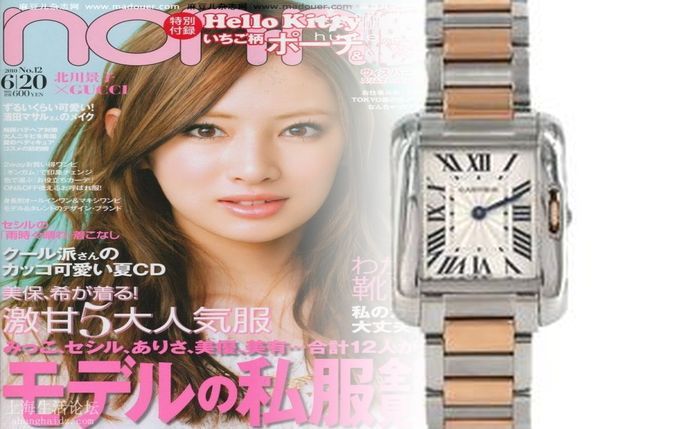 カルティエ 時計 レディース 革