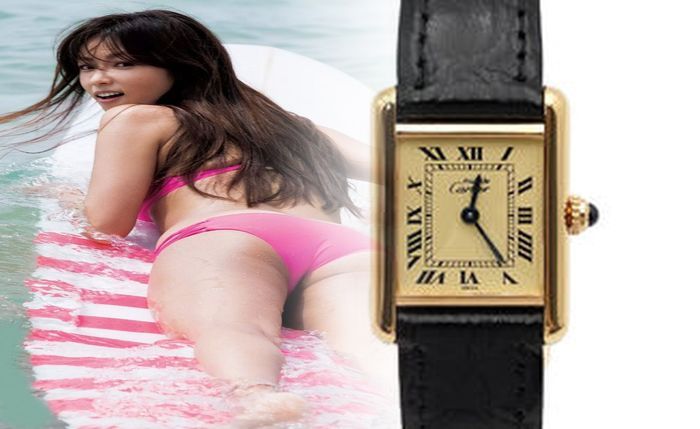 カルティエ 時計 タンク ゴールド