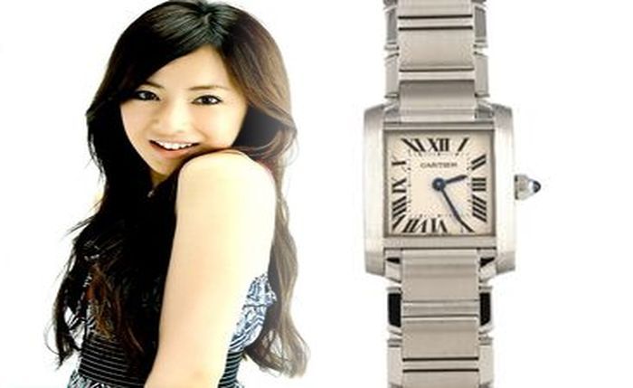 カルティエ 時計 バロン ブルー レディース