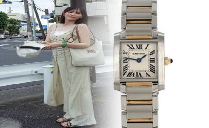 カルティエ 時計 タンク ゴールド