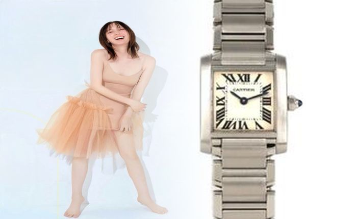 カルティエ 時計 メンズ タンク mc