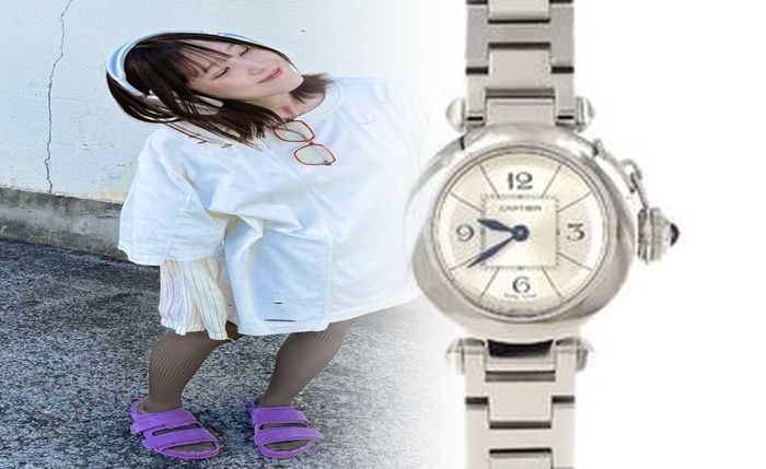 カルティエ 時計 タンク アン グレーズ