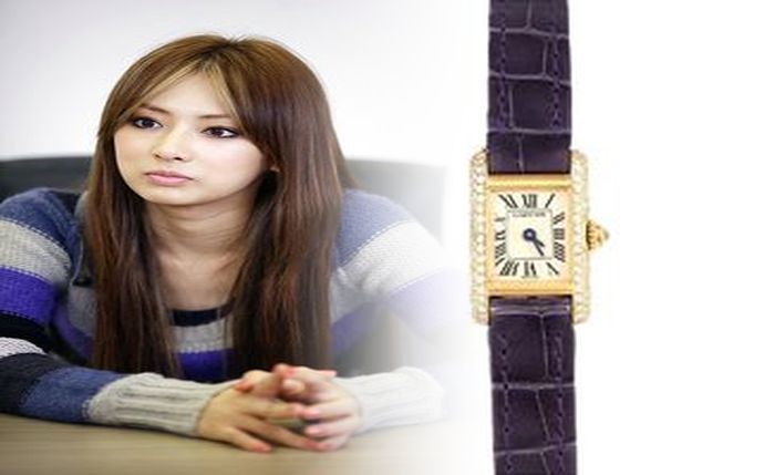 夏目 三 久 カルティエ 時計